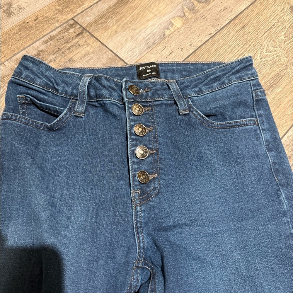 Just Black Size 26 Pre-Owned - Picture 2 of 6